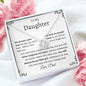 To My Daughter Love Knot Necklace - Love Dad