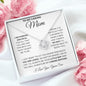 To My Caring Mom Love Your Son - Love Knot Necklace