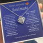 To My Smokin Hot Soulmate - Love Knot Necklace