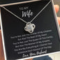 To My Wife - Love Knot Necklace