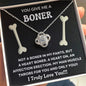 You Give Me A Boner - Love Knot Necklace