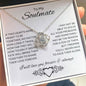 To My Soulmate - Love Knot Necklace