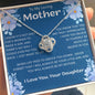To My Loving Mother - Love Knot Necklace