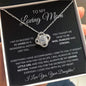 To My Loving Mother Love Daughter - Love Knot Necklace