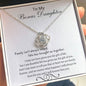 To My Bonus Daughter - Love Knot Necklace
