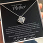 To My Amazing Mother Love Daughter - Love knot Necklace