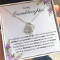 To My Granddaughter - Love Knot Necklace