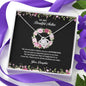 To My Beautiful Mother- Love Knot Necklace