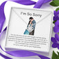 I'm So Sorry - Love Knot Necklace