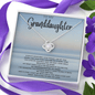 To My Granddaughter - Love Knot Necklace