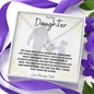For My Daughter Love Dad- Love Knot