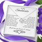 To My Soulmate - Love Knot Necklace