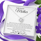 To My Amazing Mother Love Son - Love Knot Necklace