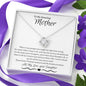 To My Amazing Mother Love Daughter - Love Knot Necklace