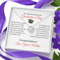 To A Beautiful Girl on Her Graduation Day Love Mother - Love Knot Necklace