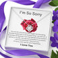 I'm So Sorry - Love Knot Necklace