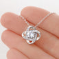 To My Beautiful Soulmate - Love Knot Necklace