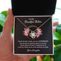 To My Beautiful Mother Love your Daughter - Love Knot Necklace