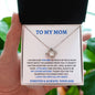 To My Mom Love Son - Love Knot Necklace