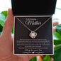 To My Amazing Mother Love Son - Love Knot Necklace