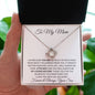 To My Mom Love Son - Love Knot Necklace