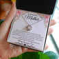 To My Amazing Mother Love Son - Love knot Necklace