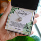 To My Daughter Love Knot Necklace - Love Dad