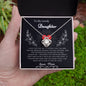 To My Lovely Daughter Love Mom- Love Knot Necklace