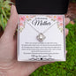 To My Amazing Mother Love Son - Love knot Necklace