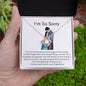I'm So Sorry - Love Knot Necklace