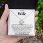 To My Wife - Love Knot Necklace