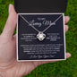 To My Loving Mother Love Son - Love Knot Necklace