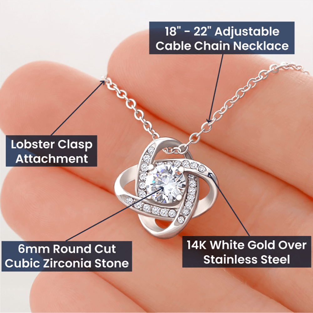 To My Beautiful Soulmate - Love Knot Necklace