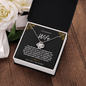 To My Beautiful Wife- Love Knot Necklace