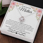 To My Amazing Mother Love Daughter - Love Knot Necklace