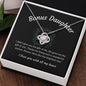 Bonus Daughter Love Knot Necklace