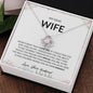 My Dear Wife - Love Knot Necklace