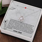 To My Daughter Love Dad - Love Knot Necklace