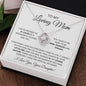 To My Loving Mother Love Daughter - Love Knot Necklace