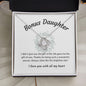 Bonus Daughter Love Knot Necklace