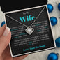 To My Wife Love Knot Necklace