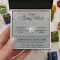 To My Loving Mom Love Your Daughter- Love Knot Necklace