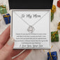 To My Mom Love Your Son - Love Knot Necklace