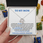 To My Mom Love Son - Love Knot Necklace