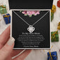 To My Best Mom - Love Knot Necklace