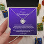 To My Amazing Granddaughter - Love Knot Necklace