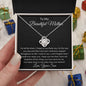 To My Beautiful Mother - Love Knot Necklace