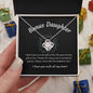Bonus Daughter Love Knot Necklace