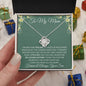 To My Mom Love Son - Love Knot Necklace