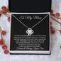 To My Mom Love Son - Love Knot Necklace